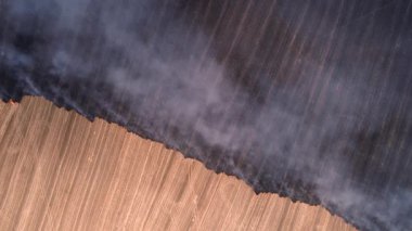 kırsal yangın yanan tarımsal alan duman