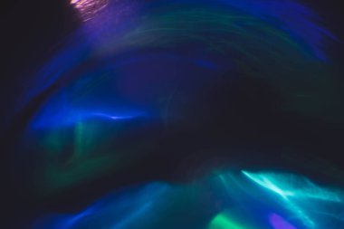 neon çok renkli kızdırma lens parlama sualtı ışınları