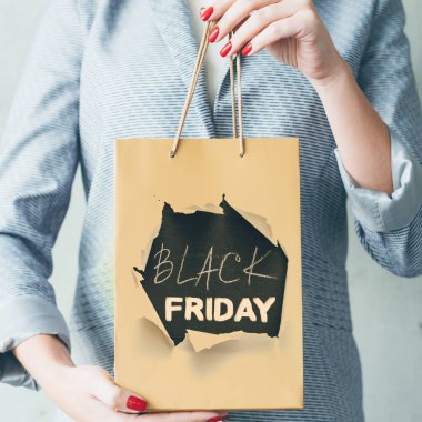 black friday çekici teklif satış alışveriş çantası