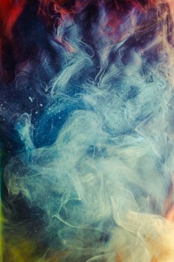 buhar akışı arka plan sihirli zehir mavi glitter