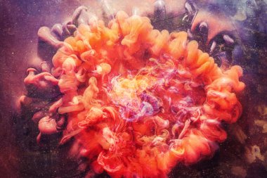 akan duman arka plan volkanik patlama turuncu