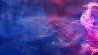 duman akışı sihirli zehir mavi pembe boya karışımı