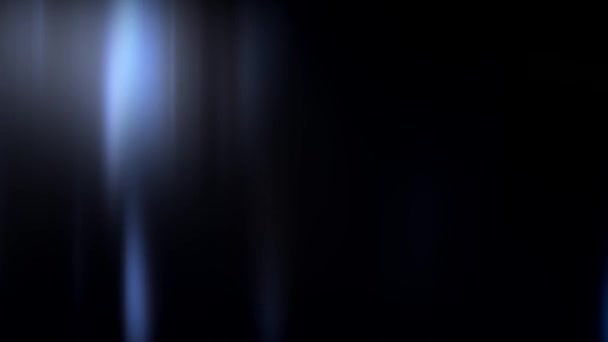 Bländning rörelse Dancing Glow stål blå belysning — Stockvideo