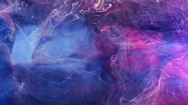 Fumée flux mystérieuse alchimie bleu magenta brouillard — Video