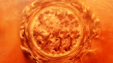 boya hareket sihirli kristal top turuncu duman