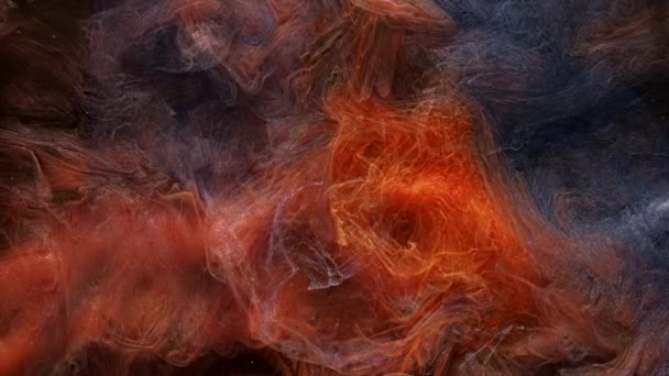 Ροή ατμού παράλληλη διάσταση σκοτεινή εξάπλωση ομίχλης — Αρχείο Βίντεο