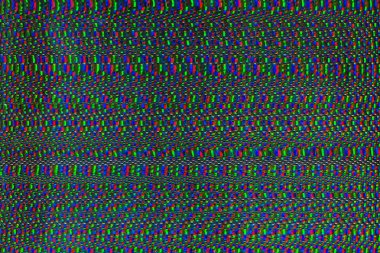 bozuk ekran sinyal hatası nokta piksel deseni