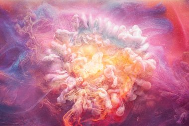 duman bulutarka plan büyülü enerji mor