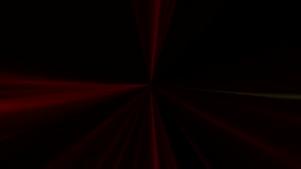 Gerendák mozgás fél megvilágítás vörös csillogó vonalak — Stock videók