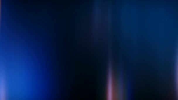 Raggi sfocati movimento misterioso bagliore luci blu — Video Stock