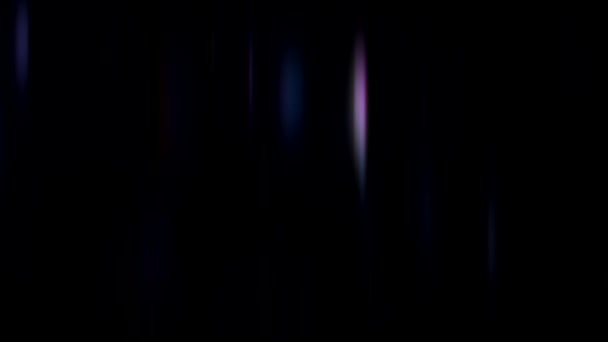 Ragyogás motion blur városi fények kék megvilágítás — Stock videók