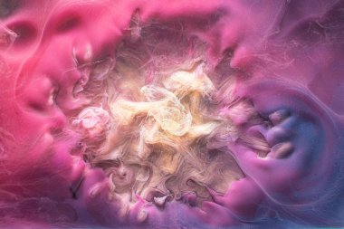 mürekkep su sıçrama gizemli simya macenta sis