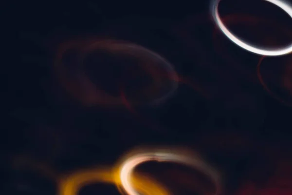 defocused glowing rings blur illuminated circles