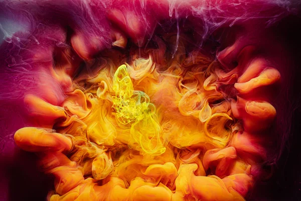Creative bakgrund Magic spell gul magenta — Stockfoto