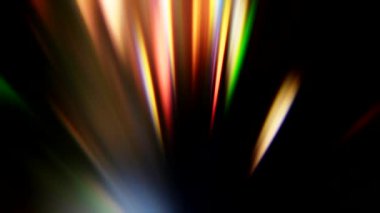 Işınlar hareket kuzey ışıkları etkisi renkli kirişler