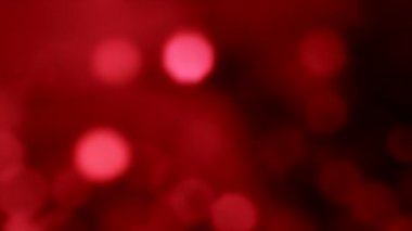 Bokeh ışıkları Noel 'de parlıyor Kırmızı daireler parlıyor