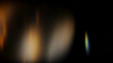 gerçek lens parlama parlayan noktalar ışık flaş bindirme