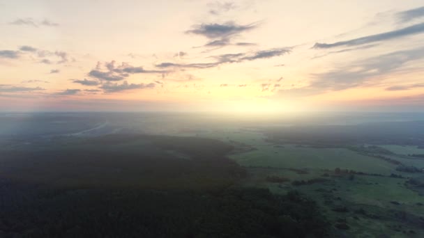 Plattelands landschap ontwikkeling succes vooruitgang — Stockvideo