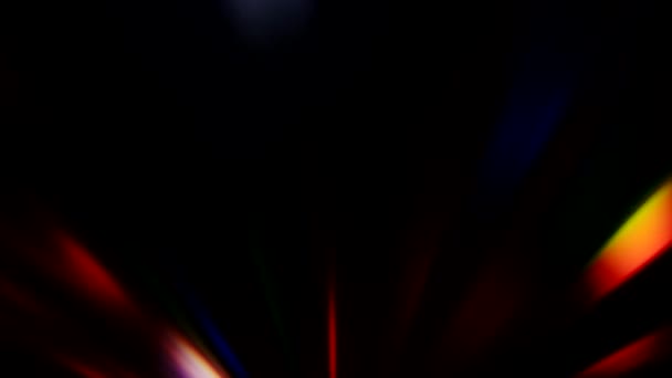 Rayos flujo resplandor desenfoque rayos multicolor movimiento — Vídeo de stock