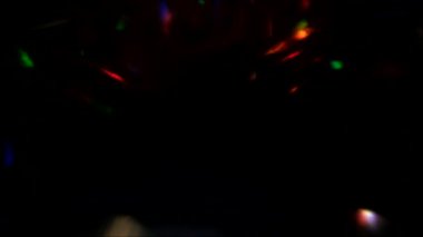 Işıldayan benekler aydınlatma bulanıklık hareketi