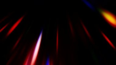 Işınlar hareket ışıkları bulanık çok renkli ışınlar akışı