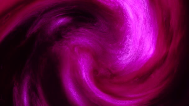 烟涡旋包裹着洋红粉红的蒸汽运动 — 图库视频影像