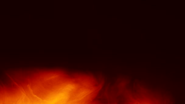 Fire glow overlay red orange hot flames motion — Stock Video