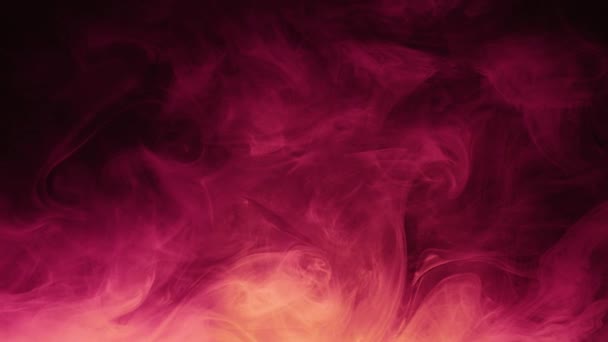 Дим перехідний потік світіння пурпуровий рух пари — стокове відео