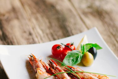 Mutfak ustası sınıf ızgara kaplan zeytinleri