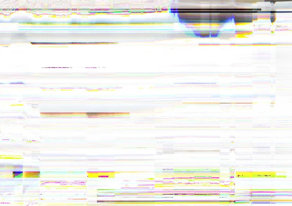 Errore glitch video danno pixel rumore statico — Foto Stock