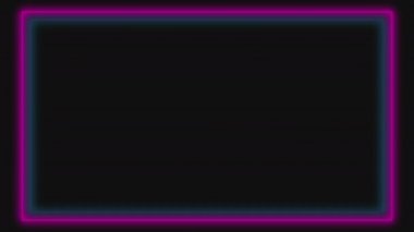 neon çerçeve reklamı arkaplan mor