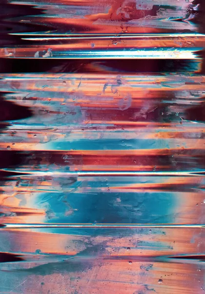 Colorido glitch fondo ruido mojado sucio pantalla — Foto de Stock