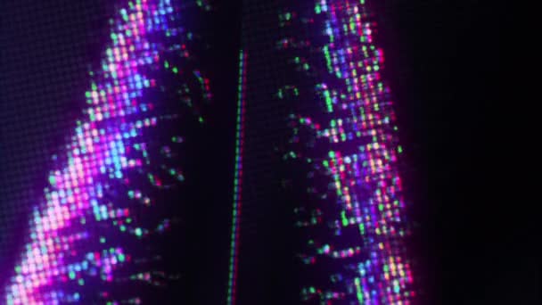 fond pulsant coloré pourpre bug numérique