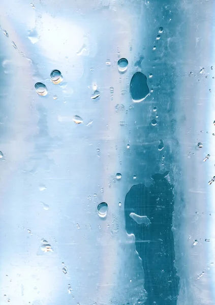 Голографічний абстрактний фон мокрий скляні краплі — стокове фото