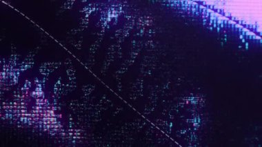 neon ışıltısı arkaplan arızası mor nabız