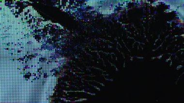 Renkli arıza arkaplan dijital hasar damlası