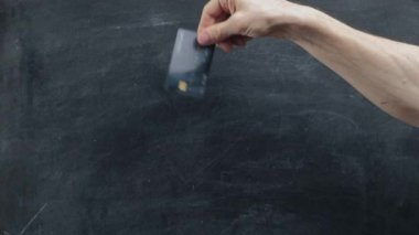 El hareketleri finansal dolandırıcılık, kredi kartı parası.