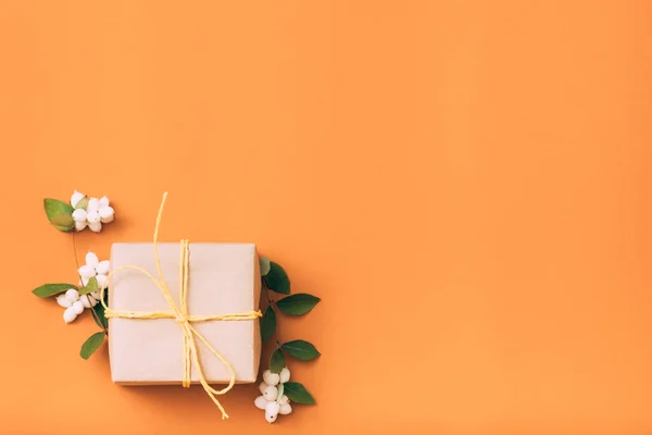 Regalo di compleanno scatola regalo di saluto arredamento vischio — Foto Stock