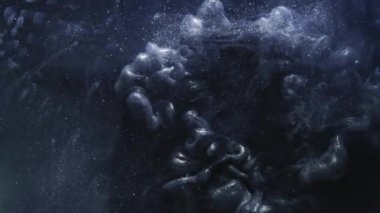 renkli duman bulutu çelik simli sis hareketi koyu