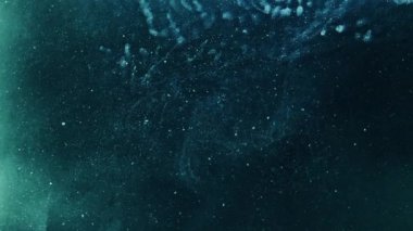 Sim soyut arka plan kozmik toz deniz mavisi dumanı