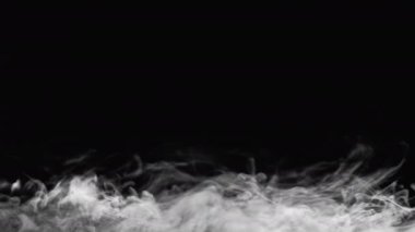 buhar arka plan kuru buz beyaz buhar siyah akışı