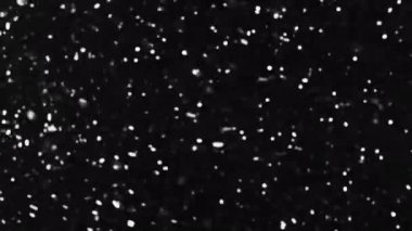 kar taneleri arkaplan beyaz parçacıkları siyah bokeh