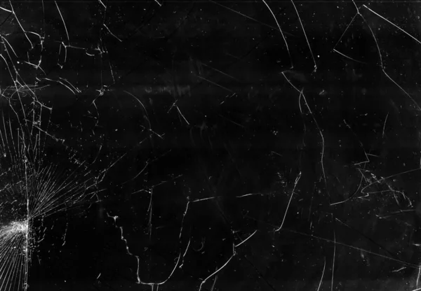 Zerbrochenes Fenster Glas gebrochen Textur Kratzer — Stockfoto