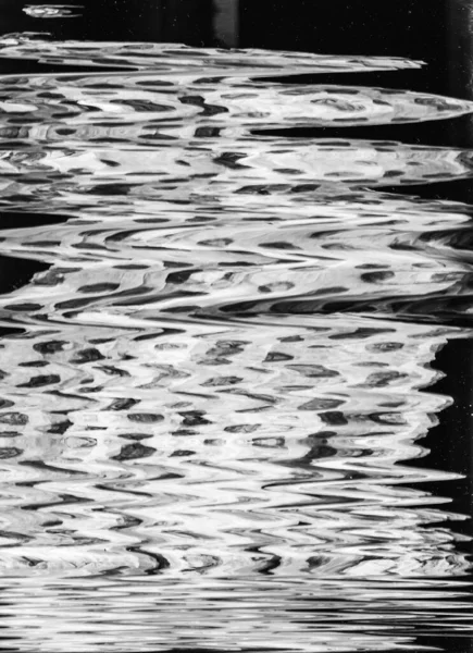 Глюк накладання статичної текстури шуму чорно-білий — стокове фото