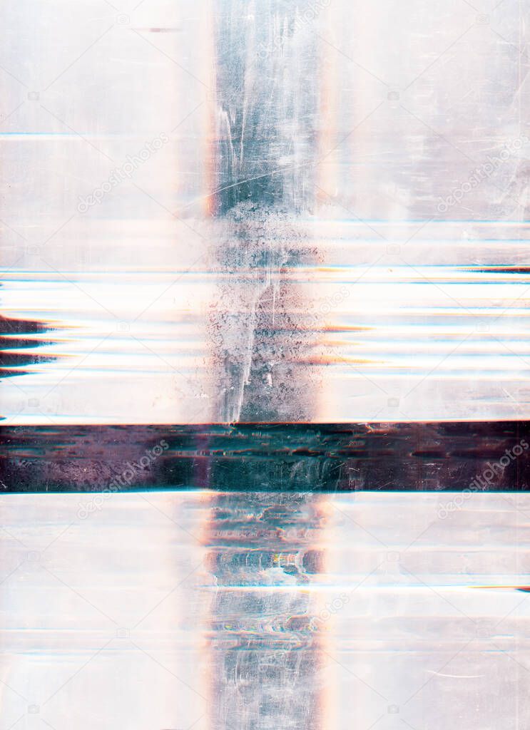glitch abstract background noise white scratched