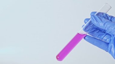 Kimyasal araştırma el mor asit test tüpü seti 2