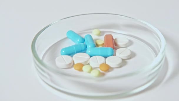 médicaments pharmaceutiques capsules d'essai de laboratoire ensemble 2