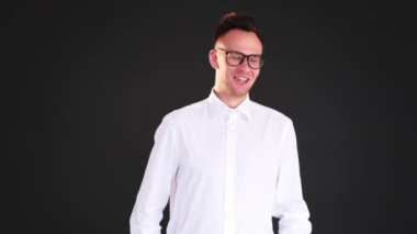 heyecanlı iş adamı portresi başarılı kariyer