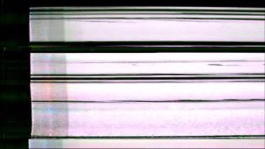 gerçek vhs arıza video kaset durdurma modu eski TV gürültüsü