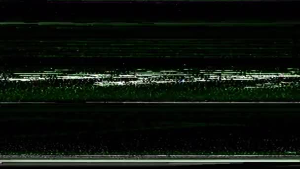 Real vhs glitch transición videocinta cero ruido — Vídeos de Stock